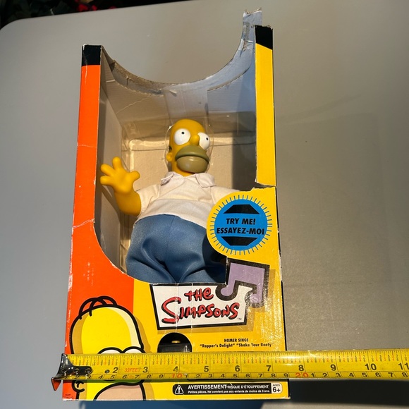 The Simpsons Homer Rappers Delight Y2K Rare Collectible Pop Culture Vintage - Picture 13 of 13